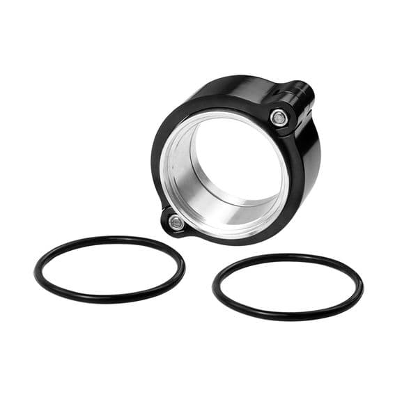 For Turbo Intake Pipe 2"/2.5"/3" Aluminum Exhaust HD V-band Clamp w Flange System Assembly Anodized Clamp with Flange Kit