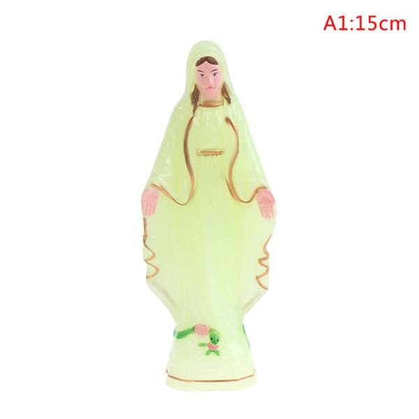 1pc Catholic Mary Statue Madonna Handmade Virgin Mary Statue Jesus Home Decor Gift Home Desktop Decoration