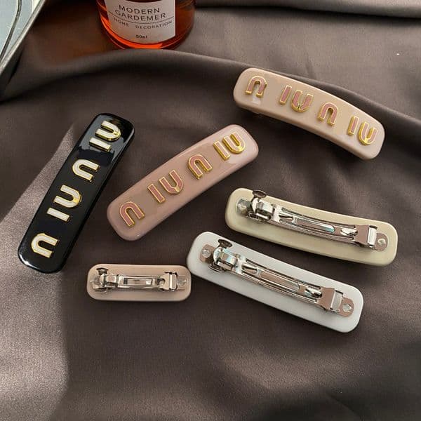 Women Fashion Hair Clips Barrettes Designer Alloy Letter Hair Design Hair Clips Hair Pins Designer Brand Hair Barrettes jewelry accessories