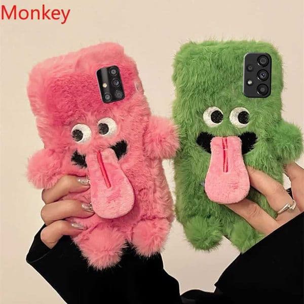 Hot Sale Designer Phone Case For A03 A13 A23 A53 A73 A04 A14 A54 A51 A71 A21S Note9 8 M54 Warm Plush Soft Cover T241209