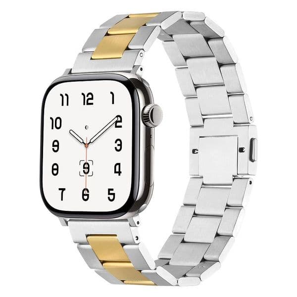 Magnetic Stainless Steel Watch Strap For Apple Watch Metal Watch Bands S10 42 46mm Ultra 49mm iwatch Bracelets 38 40 41mm Watchbands Compatible of 44 45mm Wrist Strap