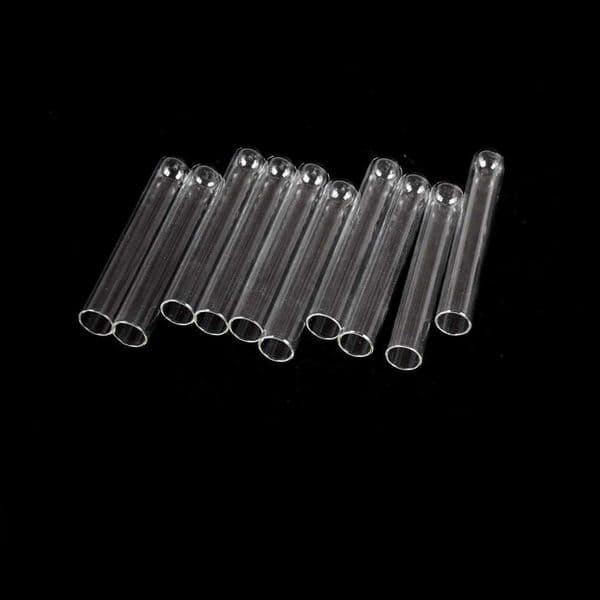 10Pcs 15*100 mm Glass Blowing Tubes 4 Inch Long Thick Wall Test Tube W241214