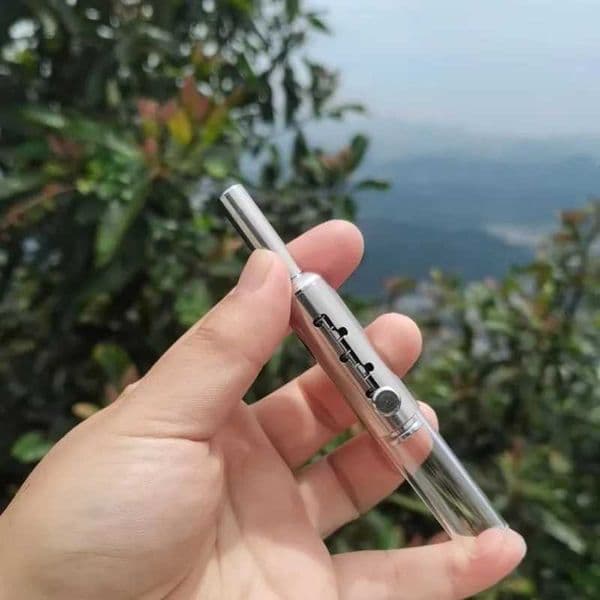 Adjustable 5-speed glass dry burning smoke tube adjustable metal tobacco tube easy to replace filter element smoke accessories W241214