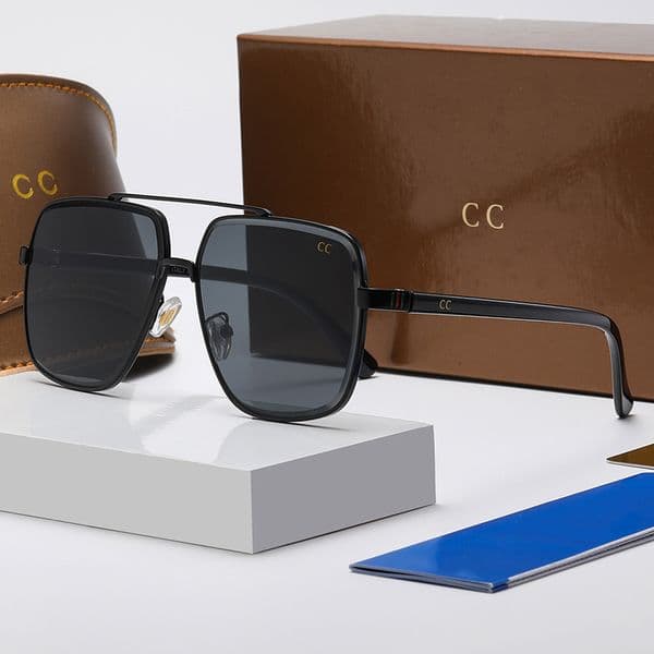 Men drive slim Designer sunglasses for Travel photography trend men Beach shading UV protection polarized glasses gift box