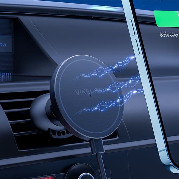 30W Magnetic Car Mobile Phone Holder Stand Wireless Charger For 2025 iPhone 15 14 13 12 Pro Max Mini Air Vent Fast Car Charging Stand
