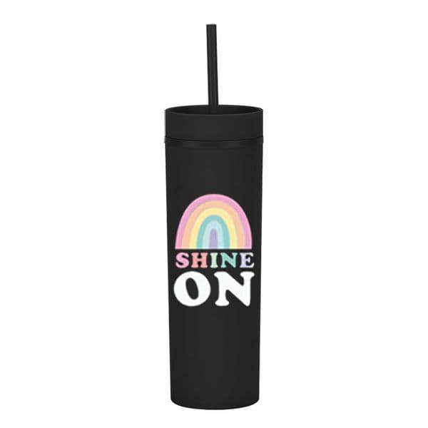 15oz Summer Cold Drink Cup Floral Tumbler With Straw Reusable Plastic Iced Coffee Cup Clear Party Mug