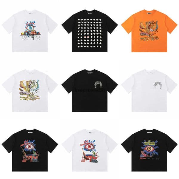 Designer Mens T Shirts 2025 Street Y2K Clothing Top Quality HOUSE OF ERRORS Graphics Loose For Men Women Unisex Cotton Tee dz