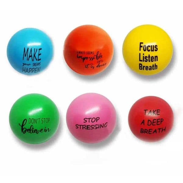 3/4/6 packs of PU incentive pressure balls PU hand pressure balls for children and adults massage finger balls W241230