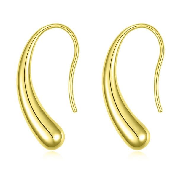 Stylish Women's Drop Earrings in Durable Stainless Steel - Modern Geometric Look
