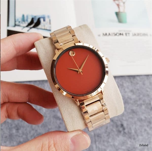 New Hot luxury Women's Fashionable Quartz watch Man Leisure Sports Watches Ungraduated brand M a1 Gold watch gift