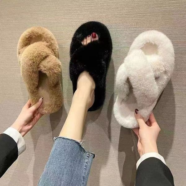 Winter Slippers Women/Men Cute Bread Shoes Women Warm Home Ladies Big Size 36-44 House Snug Sneakers Woman 220409