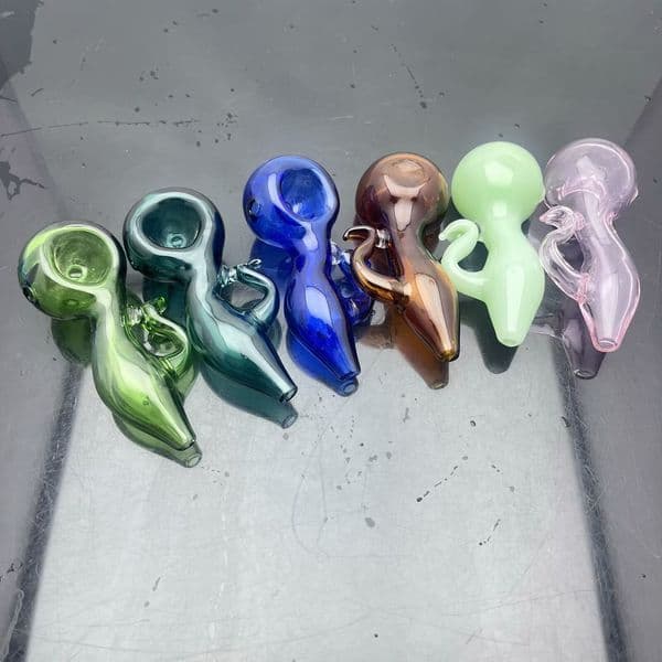 Glass Oil Burner Pipes hookah Glass Smoking bongs Smoke Pipes Popular smoking accessories in Europe and America, multi-color glass pipe water bottle