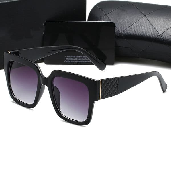 Designer fashion polarized sunglasses UV resistant luxury sunglass men women Goggle Retro square sun glass Casual eyeglasses With Box