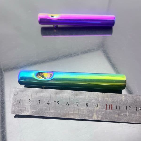 Smoking pipes Ball Glass Oil Burner Pipe Smoking Bowl Classic bongs Classic Gold Plated Colorful Extended Thick Glass Pipe