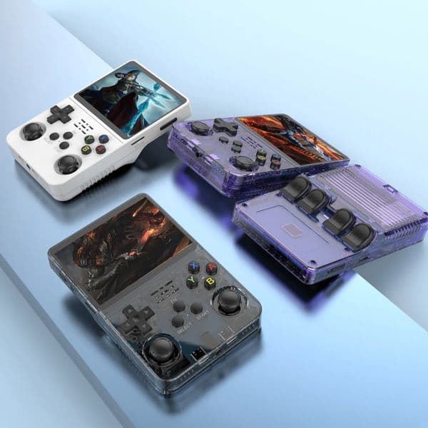 DHCP R36S Retro Game Console Linux System 3.5 inch IPS Screen Portable Handheld Video Player 64GB 15000 Games