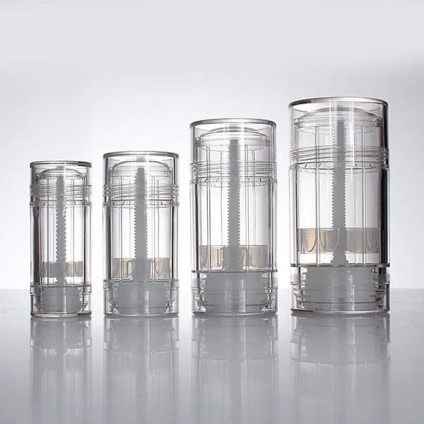 wholesale 15 30 50 75 ml Empty Deodorant Containers Twist up Filling Stick Clear Plastic Deodorant Container 1 Oz Refillable LL