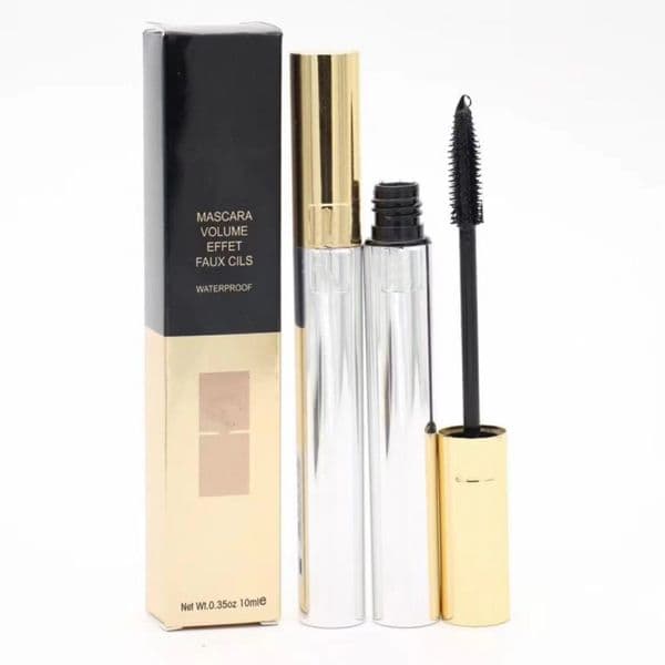High-quality brand eye makeup waterproof mascara for thickening, lengthening, and long-lasting black mascara, for natural makeup application.