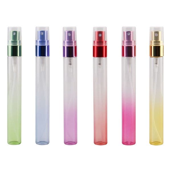 Gradient Color Spray Bottle Travel Portable Perfume Bottles Glass Cosmetic Bottle Container 10ML