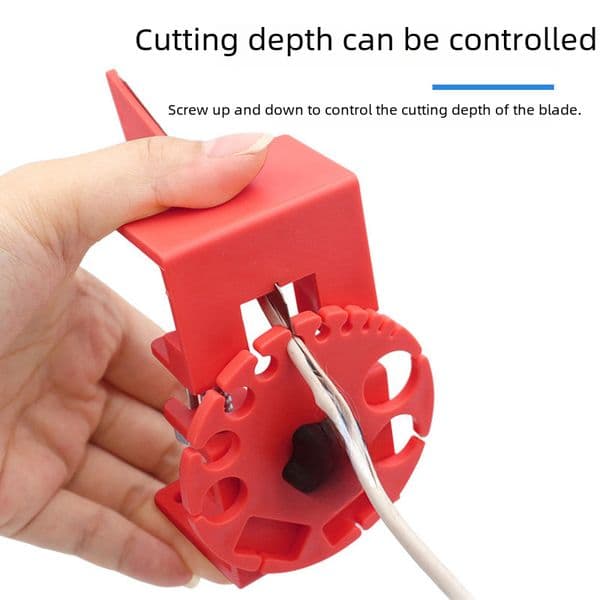 Adjustable handheld stripper manual quick stripper cable stripper plastic skin rubber material skin stripping