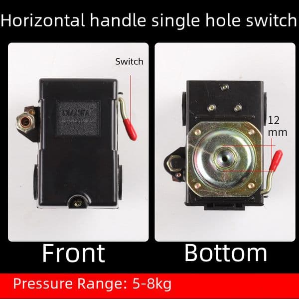 NIFA air compressor air pump accessories pressure automatic control switch horizontal handle switch 90-125PSI