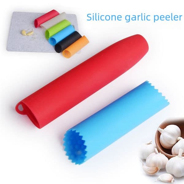 Intense bottom silicone garlic peeler manual garlic peeling garlic press silicone household kitchen gadget silicone Peeler