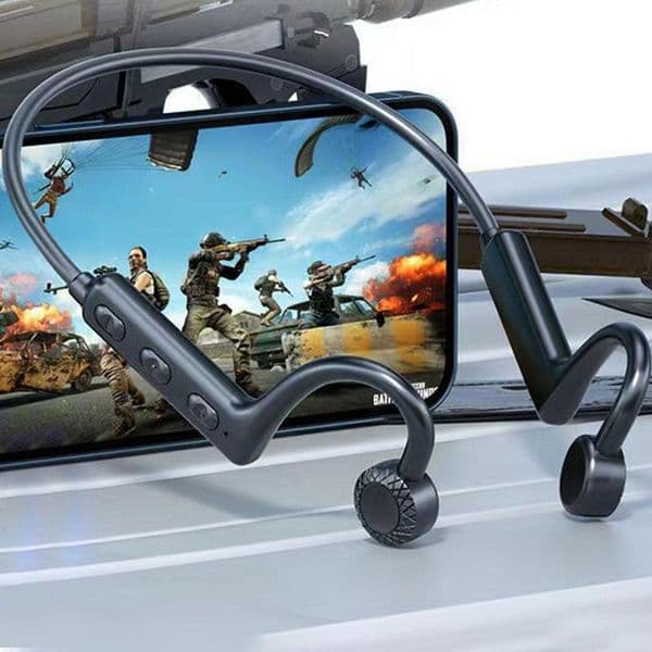 Bone Conduction Headphone Wireless Bluetoothcompatible V5.1 Headset Hanging Ear Sports Earphone Handsfree With Mic Headset