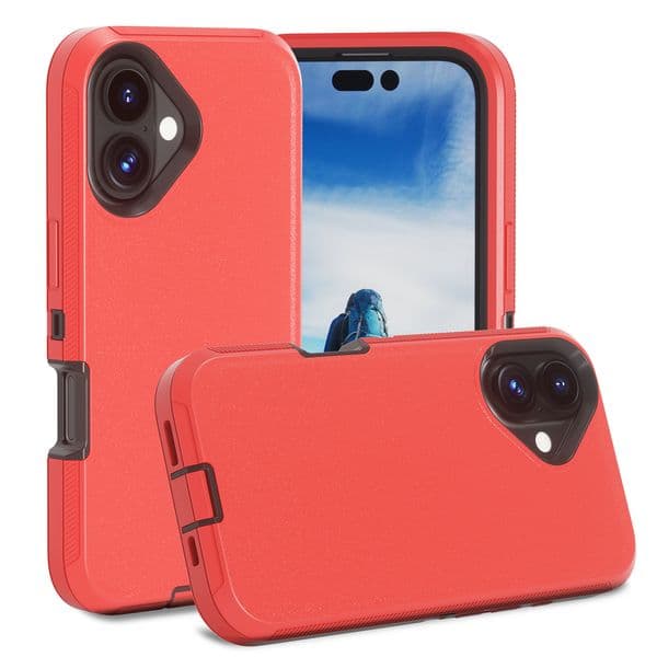 Defender Heavy Duty Shockproof Phone Cases for iPhone 16 16E 15 14 13 12 11 Pro Max Mini XR XS X SE2 SE3 8 7 High Quality 3 in 1 Full Body Protection Cellphone