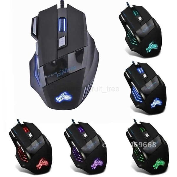 5500DPI LED Optical USB Wired Gaming Mouse 7 Buttons Gamer Computer Mice for computer laptop desktop PC DropshipM240725