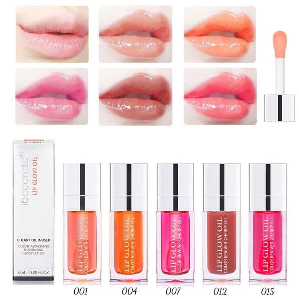 New Mirror Water Glaze Long-lasting Waterproof Tint Moisturizing Non-stick 6ml Cup Lip Glow Oil Care Cosmetics free shipping good quality