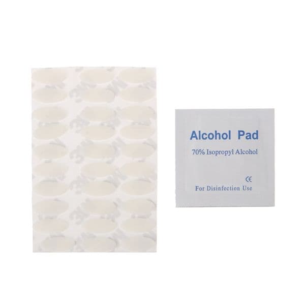 30Pcs Mouse Feet Mouse Skates Stickers Pad Rounded Glides Curved Edges Feet Replacement for Micro soft IE3.0 IO1.1 Mouse