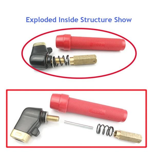 Brand New Durable Electrode Holder Twisted Welding 380V ARC MMA Accessories Red Replacement Vise Welding Machine