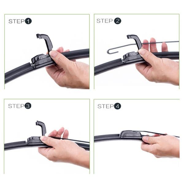 Erick's Wiper Front & Rear Wiper Blades Set Kit For KIA Sportage SL 2010 - 2015 Windshield Windscreen Window Brushes 24"+18"+12"
