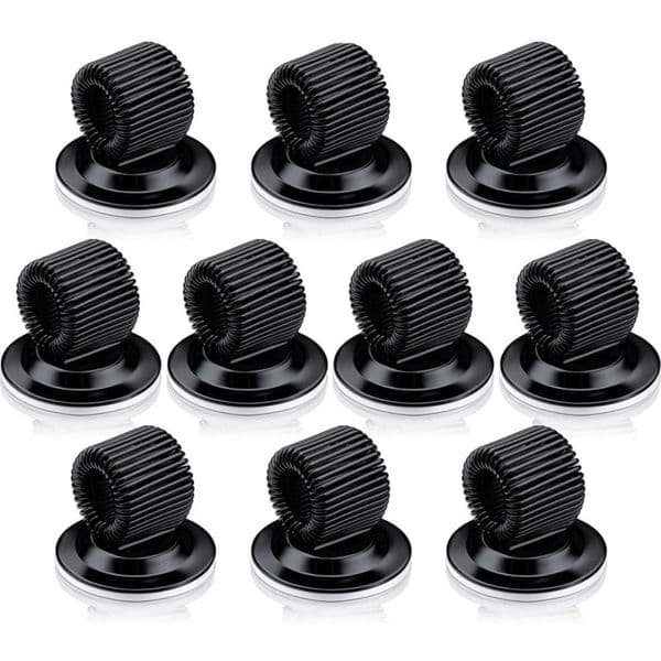 new 1pc Multifunctional Pen Clip Spring-loaded Pen Insert Pen Holder Clips Steel Pen Holder 2025 Self Adhesive Pen Clips Desktop Storage