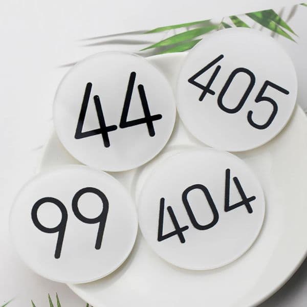 Hunter x Hunter Exam Pins Brooch 404 44 405 99 Testing Number Badge Brooches Cosplay Jewelry