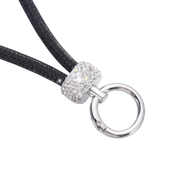 Glitter Rhinestone Phone Lanyard Phone Diamond Crystal Wrist Straps Keychain Hanging Anti-lost Rope