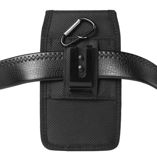1Pc Fashion Oxford Cloth Mobile Phone Pocket 2025 Nylon Fabric Wear Belt Waist Packs Protective Case With Clip Bag For iPhone 14