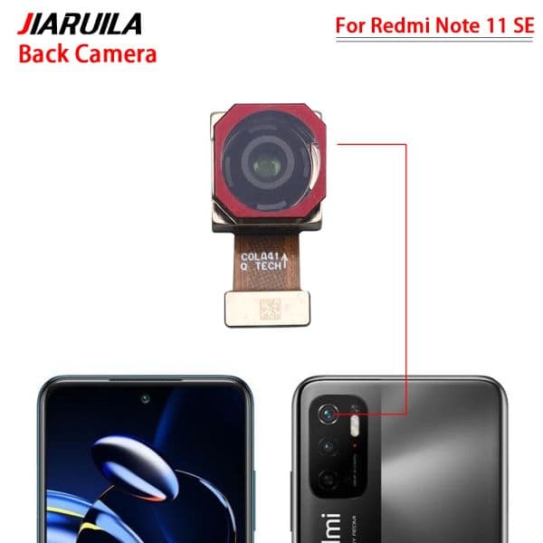 Original Front Rear Main Camera For Xiaomi Redmi Note 11 2201117TG 11R 11 Pro Back Camera Front Samll Facing Camera Flex Cable