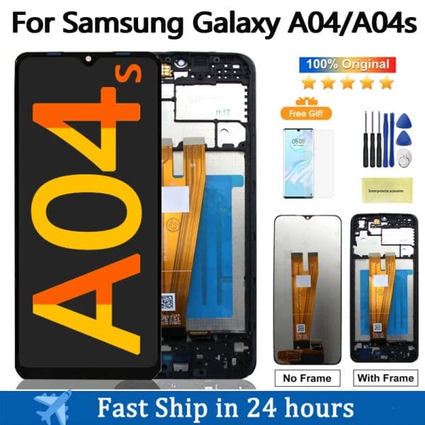 6.5"Original For Samsung Galaxy A04 A04s A04e LCD Display Touch Screen Digitizer Assembly For Samsung A045F A047F A042F Display