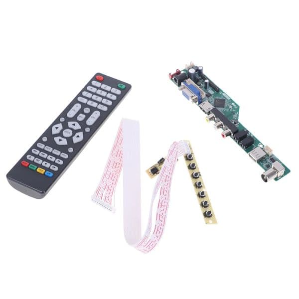 T.V53.03 Universal LCD TV Controller Driver Board V53 analog TV motherboard