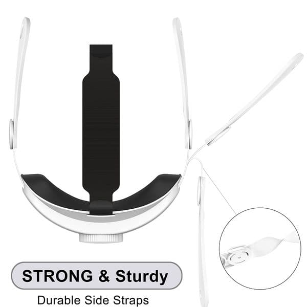 HUANDAI Design For Meta Quest 3/Oculus Quest 3 Elite Strap Adjustable Head Strap