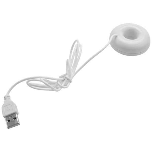 5X White Donut Humidifier USB Office Desktop Mini Humidifier Portable Creative Air Purifier White