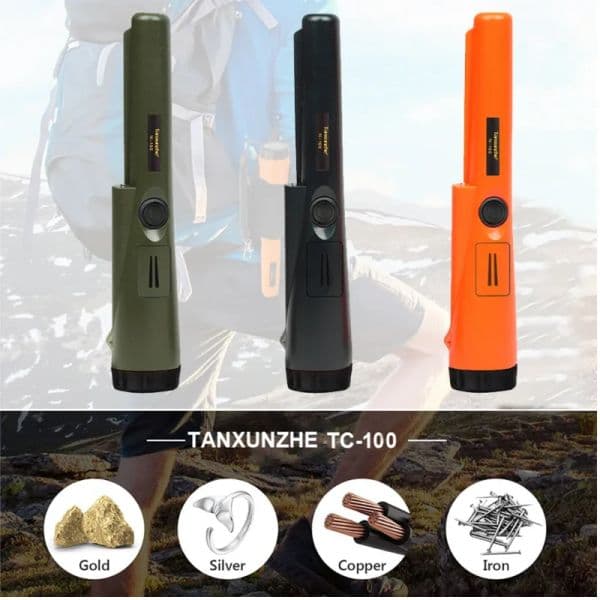 2023 NEW Metal Detector Pointer Pinpoint GP-pointer Hand Held Metal Detectors Positioning Rod Detector IP68 Waterproof TC-100