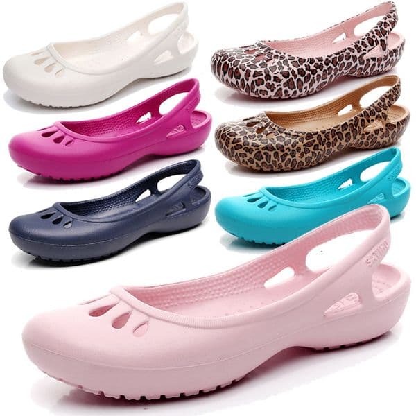 Certified Satihu Summer New Lightweight Anti Slip Hole Shoes Clog For Women's Flat Bottom Sandals Nurse Outdoor Beach Jelly ee232
