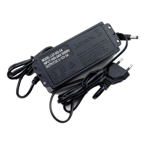 3-12V 5A Adjustable AC To DC Power Supply 3V 6V 8V 9V 12V 5A Power Supply Adapter Universal 220V To 12V Volt Adapter +DC Trans
