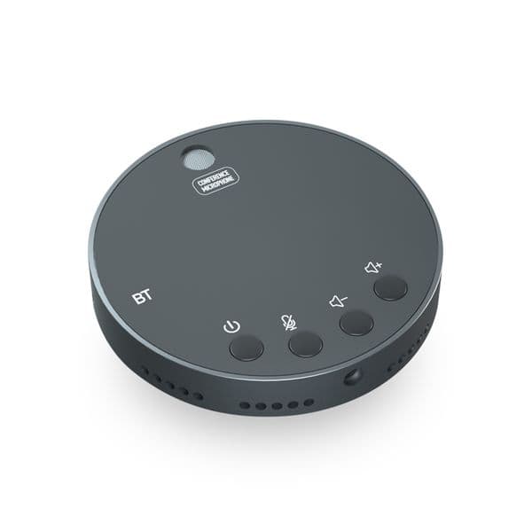Desktop USB Conference Speakerphone Microphone 360° Omnidirectional Condenser PC Computer Mic Bluetooth Speaker Music Player
