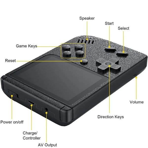 400 IN 1 Retro Video Game Console 2.8inch Handheld Pocket Game Console Mini Handheld Player for Kids Christmas Gift