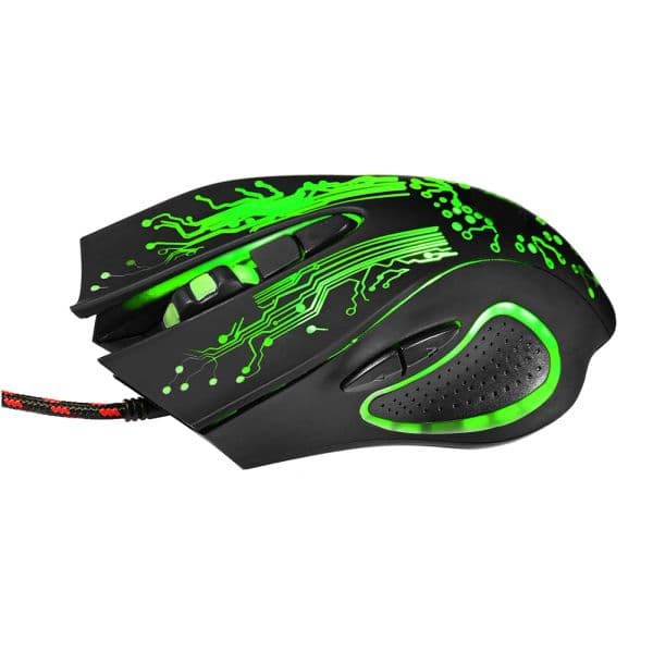 ORZERHOME LED Backlight Gaming Wired Mouse for PC Adjustable 5500DPI Mouse Gamer Ergonomic Mice USB Wired RGB Laptop Accessories — detail 1