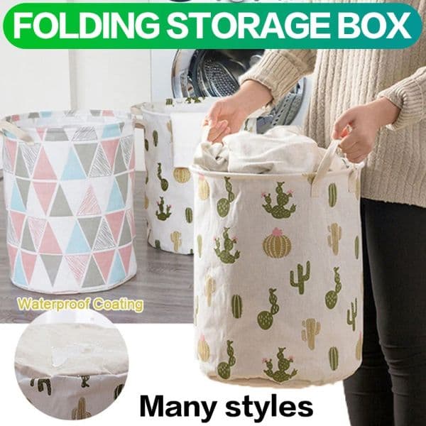 Buggy Bag Waterproof Storage Bag Household Dirty Laundry Basket Folding Clothing Storage Bucket Clothes Toys Organizer 1PC