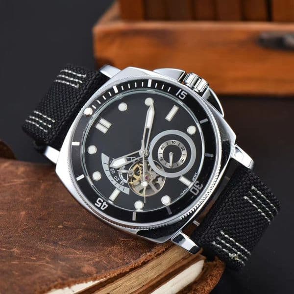 Womens mens SKO Automatic movement wristwatches comfortable rubber strap waterproof luminous top quality watches montre de luxe gold watch #39