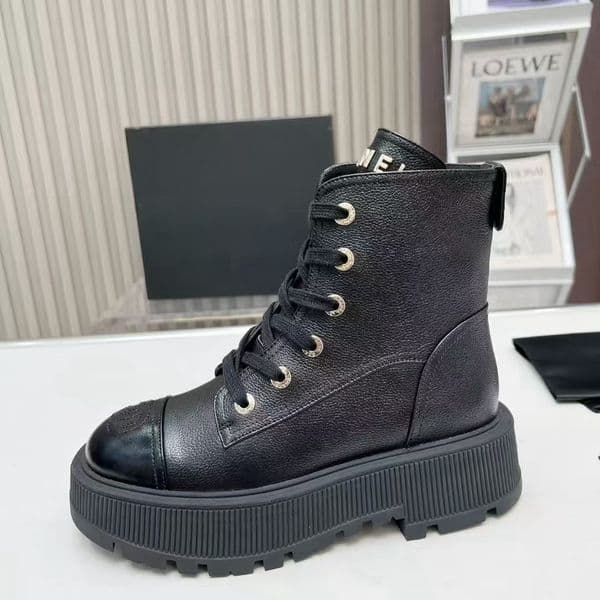 boot designer womens Genuine Leather Ankle Boots Woman Snow Boots shoes Rubber Button Women Boots Cowskin Womens Casual Shoes